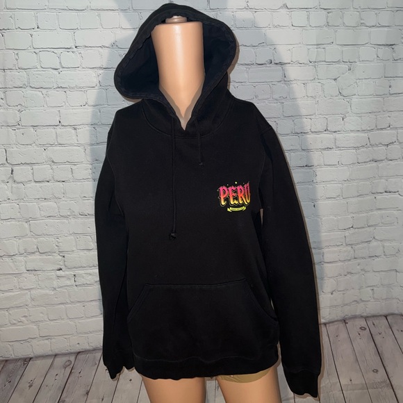 Todos Somos Peru Other - Todos Somos Peru Black, Pink & Yellow Hoodie size S